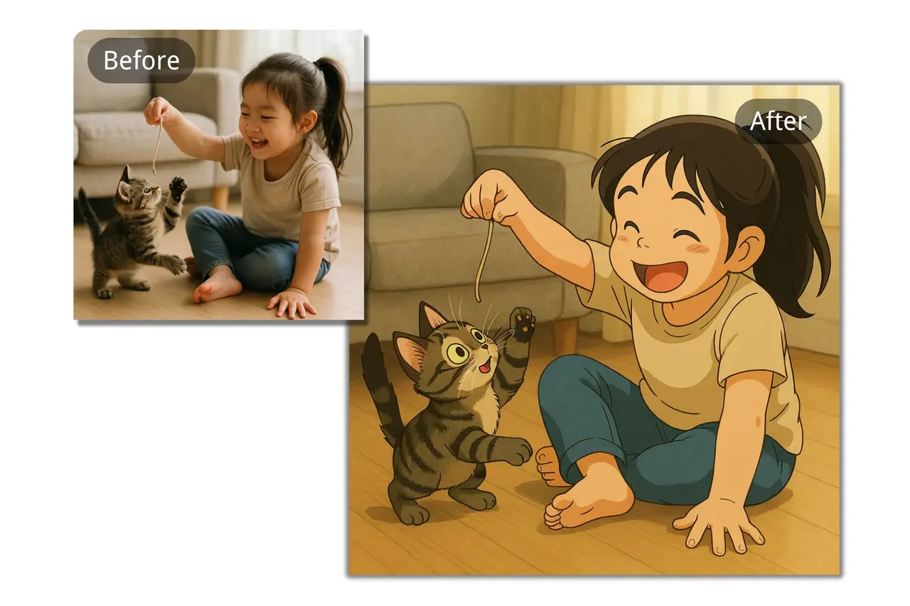 Versatile Artistic Styles like Ghibli AI Style